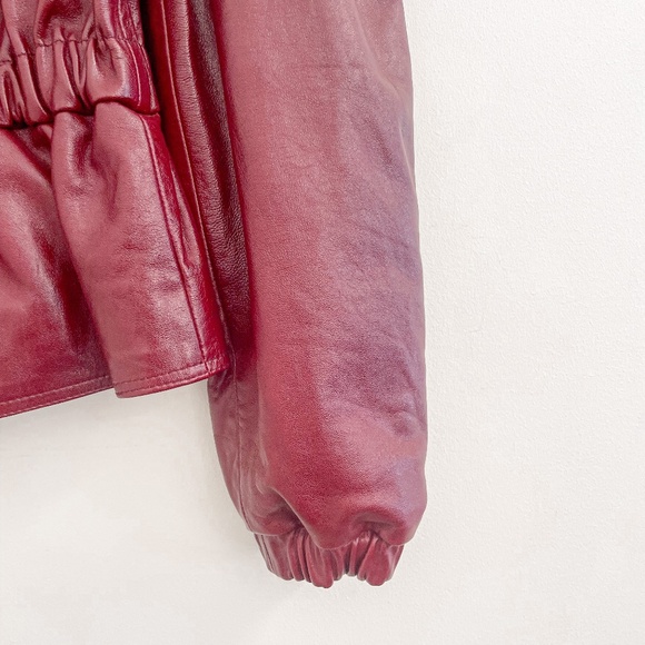 Ulla Johnson Briar Leather Jacket in Mahogany S - Picture 9 of 16